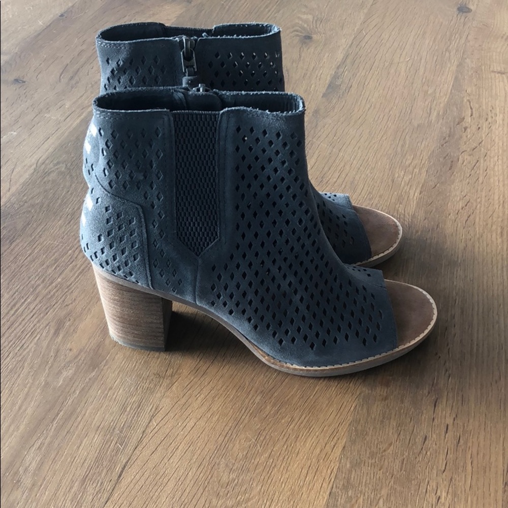 TOMS Majorca Peep Toe Booties